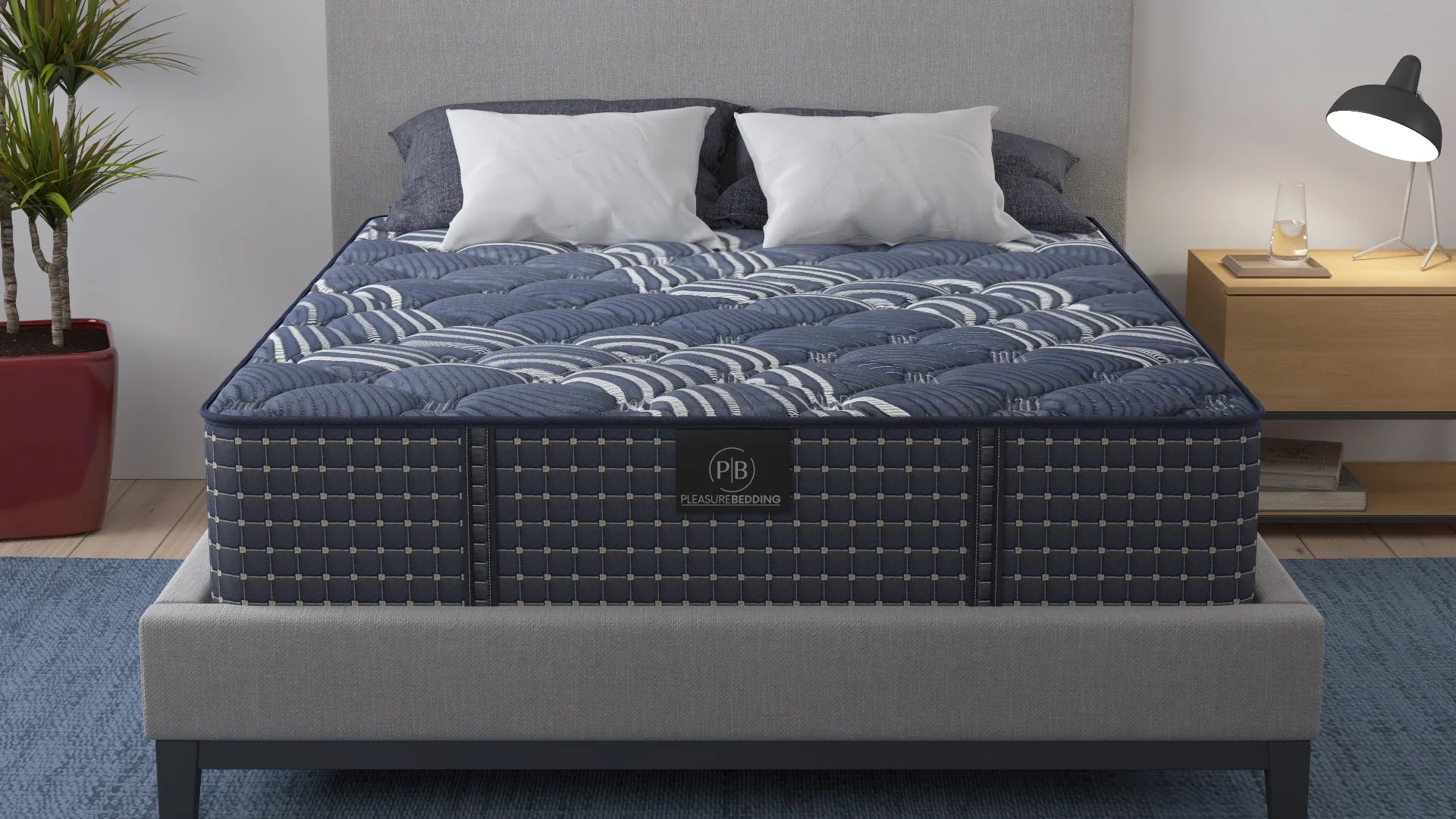 Deep Blue 11" Hybrid Mattress